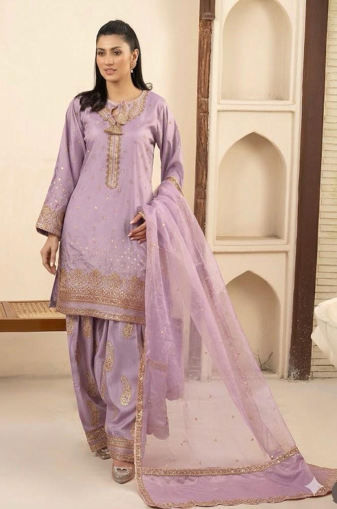 Farshi Shalwar - Pink