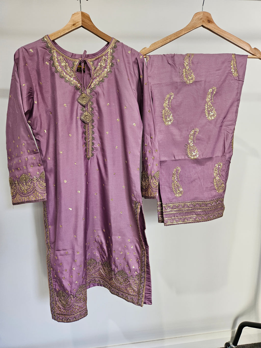 Farshi Shalwar - Pink